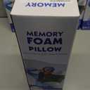 Cervical Neck Pillows with Memory Foam - Neck Pillows for Pain Relief Contour Memory Foam Pillows Ergonomic Neck Support - Adjustable Orthopedic Bed Pillows with Breathable Pillowcase for Sleeping (Standard, Grey White)