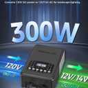 300W Low Voltage Landscape Transformer, 2 Zone Independent Control Landscape Lighting Transformer, 120VAC to 12/14V AC Low Voltage Transformer with Timer & Photocell Sensor ETL Listed D22LT06