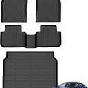 Floor mats & Cargo Liner for Acura Integra 2025 2024 2023, All Weather TPE Custom Fit Floor Liners Full Sets Car Mats & Trunk Liner Accessoires for Integra Anti-Slip & Durable, Black