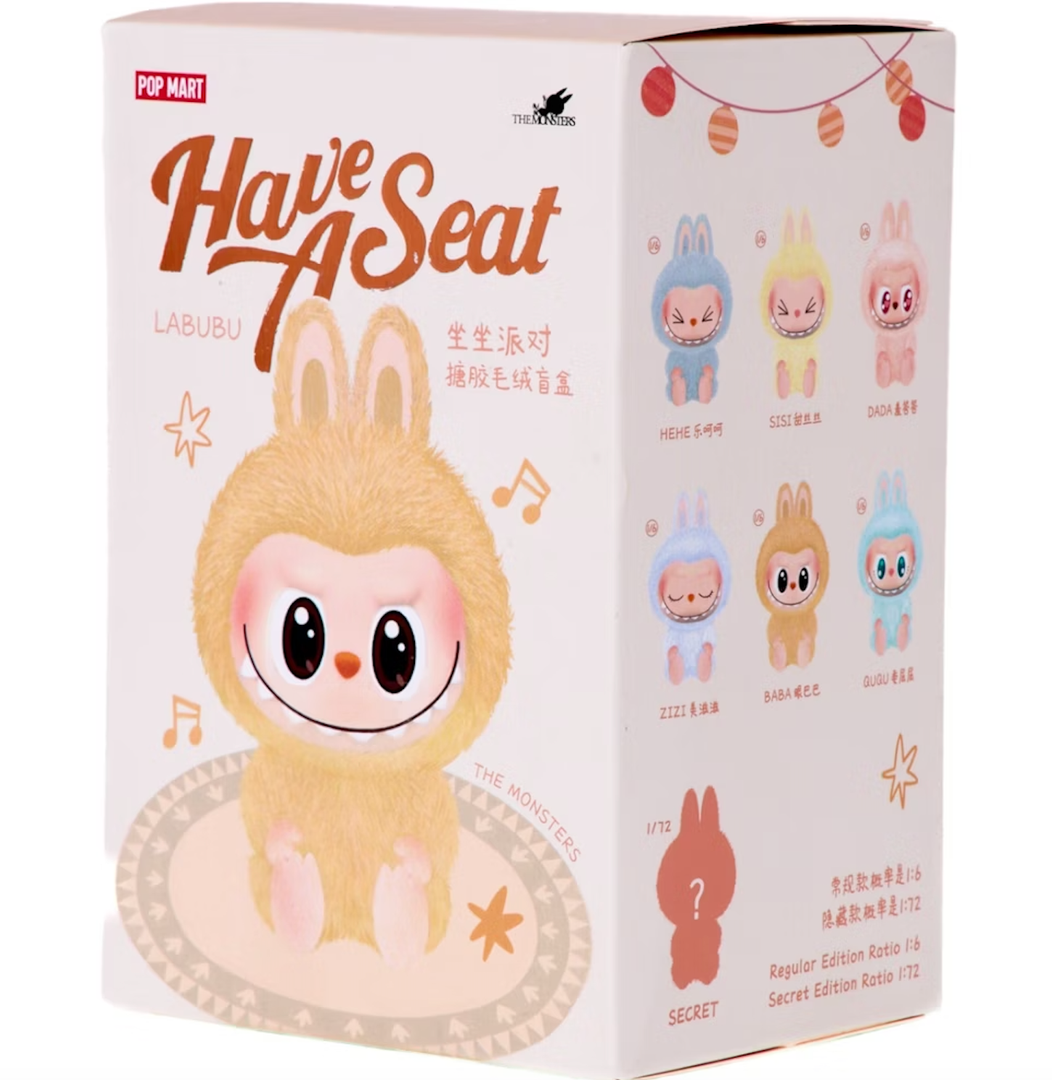 Have a Seat Monsters Big into Energy Series-Vinyl Plush Pendant Blind Box, Blind Box Figures, Random Design Action Figures Collectible Toys Home Decorations, Single Box