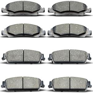 8pcs Ceramic Front Rear Disc Brake Pad Set Fit For 2008-2014 For Toyota For Highlander, D1324 D1325