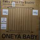 29.92-48" Baby Gate for Stairs & Doorways Pressure Mounted Auto Close | No-drill Easy Install Dog Gate, Walk-through Safety Child Gates Design for Toddler & Pet/Puppy, Indoor, 30" Tall Dual-lock