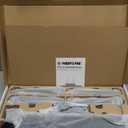 Phenyx Pro Wireless Microphone System, 4-Channel UHF Wireless Mic, Fixed Frequency Metal Cordless Mic with 4 Handheld Dynamic Microphones, 260ft Range, Mics for Singing, Church(PTU-5000-4H)