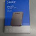 ORICO 256GB Magnetic Portable SSD, Metal Body, 4K 120 fps ProRes HDR Record and Store, Up to 460MB/s, USB C&A 2 in 1 Cable, External SSD Compatible with iPhone 16 Pro Max, Tablet, Computer - K5PLUS