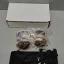livho 2025 Trendy Oval Sunglasses - Stylish Polarized Shades for Everyday - Retro Metal Frames