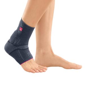 medi Achimed Knit Ankle Support for Men & Women - Achilles Brace, Compressive Foot Wrap, Post-Surgical, Moderate Support Ankle Stabilization, III, Silver