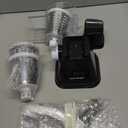 Nutrichef 3 in 1 Cheese Grater & Shredder | Strong Suction Base, Rotary Handle with Safety Lock | Includes Hand Crank & 3 Drum Blades for 3 Textures, Fine, Medium & Strips | Black