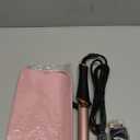 Ukliss Mini Curling Iron for Short to Long Hair - 1 Inch Dual Voltage Travel Curling Iron, Fast Heating 30s, 5 Temp Settings for Soft Waves & Loose Curls, with EU/ UK Power Adapter, Auto Shut-Off, Black