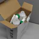 Plastic Spray Bottle 2 Pack, 32 Oz, All-Purpose Heavy Duty Spraying Bottles Leak Proof Mist Empty Water Sprayer for Cleaning Solution, Essential Oils, Hair, Planting with Adjustable Nozzle - Green