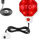 Garage Parking Sensor & Garage Parking Aid with LED Stop Light, Adjustable Ultrasonic Park Assistant for Car Stop Indicator with Red Yellow Green Display, 6"6.5 ft (White)