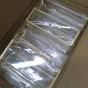 Floroom 12 Pack 5x7 Inch Clear Acrylic Sign Holders, Double-Sided Gold Display Stand Picture Frames for Table Numbers, Menus, Flyers, Weddings, and Offices