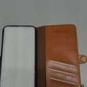 XcaseBar for iPhone 13 Pro Max 6.7" Wallet case with Zipper Credit Card Holder【RFID Blocking】, Flip Folio Book PU Leather Phone case Shockproof Cover Women Men for Apple 13 Pro Max case Light Brown