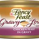 Purina Fancy Feast Gravy Lovers Chicken Feast in Grilled Gourmet Wet Cat Food (Pack of 24) 3 oz. Cans (EXP 05/01/28)