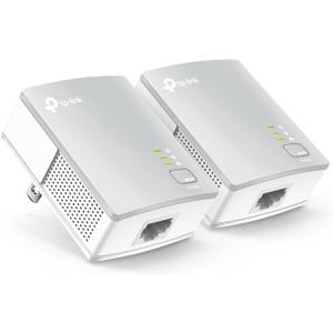 TP-Link AV600 Powerline Ethernet Adapter Kit - Gigabit Port, Plug Pair &Play, Power Saving, Nano Sized Powerline Network Adapter (TL-PA4010 KIT)