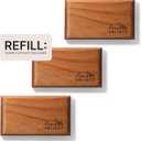 Drift Car Air Freshener - The Original Wood Air Freshener - Car Odor Eliminator - Long Lasting Scent - Metal Clip - Essential Oils - Clean Ingredients - Variety 3 Pack Refill - NO CLIP INCLUDED