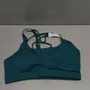 RUNNING GIRL Sports Bras for Women,Seamless Strappy Sports Bra High Support Crisscross Back with Removable Pads M