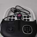 Medical king Foot Spa with Heat and Massage and Jets Includes A Remote Control A Pumice Stone Collapsible Massager with Bubbles and Vibration