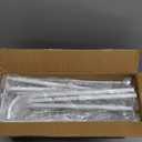 Delamu Large Over the Door Pantry Organizer, 6-Tier Metal Pantry Door Organization and Storage for Easy Install, Hanging Spice Rack Seasoning Shelves for Cabinet & Kitchen, D6.7xW17.5xH53.7 in, White