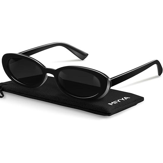 miyya Old Money Polarized Oval Sunglasses – 2025 Edition, UV400 Protection, Feather-Light Fit & Trendy Colors