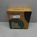 Gardner Pet Automatic Gravity Cat Food Feeder and Water Dispenser Stainless Steel Two-in-One Set Large Capacity Dispenser for Pets Dogs, Puppies, Kittens - (0.8 Gallons x 2) (Black Grey)