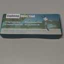 Eupheng Fishing Skirt Tool, Angled Nose Skirt Collar Pliers, Heavy Duty Skirt Making Tool for Silicone Jig Skirts, Rubber Collars, SpinnerBait Buzzbait Hand Fittings (Pliers+White Skirt Band*100)