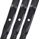 48 inch Mower Mulching Blade Replacement for John Deere LA145 LA155 155C D140 LA140 E150 E160 48'' Deck Lawn Mower Replace for GY20852 GX21784 AM141035 AM137757 (3Pack)