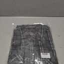 Alex Vando Mens Button Down Shirts Flannel Shirt Long Sleeve (Gray, XL)