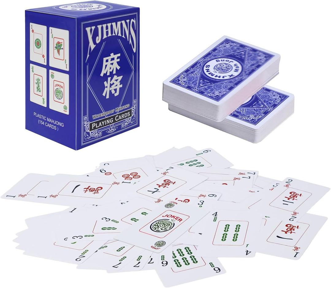American Mahjong Playing Cards, Large Print Mahjong Cards, 2026 Edition, Waterproof Game Set