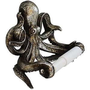 Quadow Decorative Swimming Octopus Toilet Paper Holder - Bathroom Decor