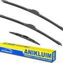ANIKLUIM® 17"+16" Wiper Blades with 11" Rear Wiper Blade Set Replacement for 2006-2010 Hummer H3 Windshield Wipers Original Factory Quality (Pack of 3)