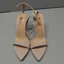 IDIFU Nude Beige Cream Heels High Stiletto Open Pointed Toe Ankle Strap Heeled Sandals Sexy Trendy Dressy Prom Comfortable Bride Wedding Party Homecoming Evenings Heels(Nude Nubuck, 7)