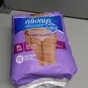 Always Discreet Adult Diapers for Women, Incontinence Underwear, Postpartum Essentials, Disposable Briefs, Max Absorbency, Bladder Leak Protection, Extra Large/XL, 15ct