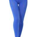EVERSWE 2 Pairs Pack Women's Opaque Tights (Blue, M)