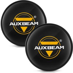 Auxebam 4 inch Pod Light Covers, Black Round Offroad Light Cover Waterproof Polycarbonate Protective Lens for Round LED Pod Lights Driving Fog Light (Fit for ZD000668 ZD000669 ZD000704 ZD000752)