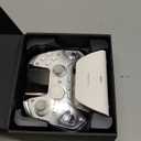 ManbaOne Interactive Screen Wireless Gaming Controller for PC/Switch/Switch 2/iOS/Android,Hall Effect Stick & Trigger,RGB Lighting,Remappable Buttons,1800mAh with Charging Dock (White)