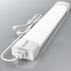 LED Ceiling Light with Plug, 5000k LED Tube Lights with Plug 16W Plug in Ceiling Lights Fixture Linkable Led Closet Lights with NO/Off Switch for Garage Cabinets Kitchen Workbench Office Overhead (1.43FT/1PCS)