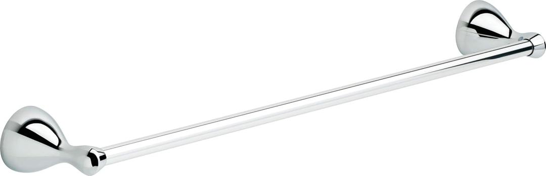 Delta Foundations (1-Pack) 24'' Towel Rack for Bathroom Polished Chrome Bar Holder Wall Mounted Rod, Hardware | Accessories FNDS24-PC