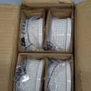 LE TAUCI Ramekins Oven Safe with Lids, 4 oz Charcuterie Boards Bowls Set for Creme brulee, Souffle, Dipping Sauces, Ceramic Food Storage Containers - 3.8 inch, Set of 4, Arctic White