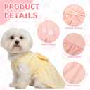 Sanwuta 8 Pieces Dog Dresses for Small Dogs Medium Puppy Clothes Girl Dog Outfit Cute Bowknot Pet Skirt Soft Lightweight Summer Apparel for Cats Puppies Party Wedding Photo Wear