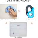 20 Pieces House Numbers Mailbox Numbers 0-9, 3D Door Address Numbers Self Adhesive Mailbox Numbers Sticker or House, Apartment, Office, Hotel Room, Mailbox Signs (Bronze,3 Inch)