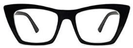 AMOMOMA Oversized Reading Glasses for Women,Trendy Cat eye Blue Light Computer Reader AM6028