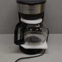 Amazon Basics Coffee Makers, 5-Cup Coffee Machines with Reusable Filter, Coffee Pots, Black & Stainless Steel