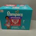 Pampers Diapers - Cruisers 360 - Size 7, 70 Count, Babyproof up to 100% Leakproof Pull-On Diaper