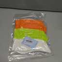 Women's Neon Scrunch Crew Socks 80s 90s Retro 3-Pack Cotton Stacked Boot Calf Cozy Ribbed Slouchy Socks Size 5-10 (1-white/Neon Green/Neon Orange)