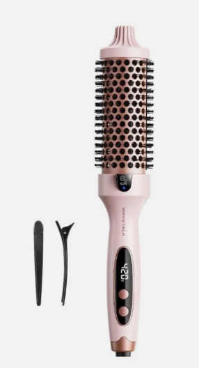 Hair Dryer Brush Blow Dryer Brush in One, Upgraded 4 in 1 Hair Dryer and Styler Volumizer with Negative Ion Anti-frizz Ceramic Titanium Barrel Hot Air Hair Straightener Brush