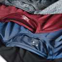 5 Pack Men’s Active Quick Dry Crew Neck T Shirts | Athletic Running Gym Workout Short Sleeve Tee Tops Bulk (Set 3, Large)