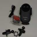 Carrotech Wireless Car Charger Mount, Cute Car Phone Holder, Automatic Clamping Air Vent Dashboard Smart Phone Holder for iPhone 15/14/13/12/11//XS/XR/8, Samsung S23/22/21/20/Note 20, etc (Black)