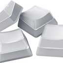 Razer Phantom Keycap Upgrade Set: Unique Stealth Design - Translucent Sides - Bottom-Lasered Legends - Keycap Removal Tools & Stablizers - Universal Compatiability - White