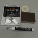 Wheel Scratch Fix Gray Touch Up Paint for Cars - DIY Alloy Wheel Repair Kit, Curb Rash Remover with Fast-Drying Pen - Long-Lasting OEM Finish Car Rim Paint for Scuffs and Chips at Home (Anthracite)