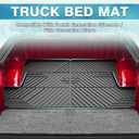 Mixsuper Liner Truck Bed Mat for 2020-2025 2026 Chevrolet Silverado/GMC Sierra 2500 3500 HD (6.8ft Bed) All Weather Truck Bed Liner TPE Durable Odorless Black